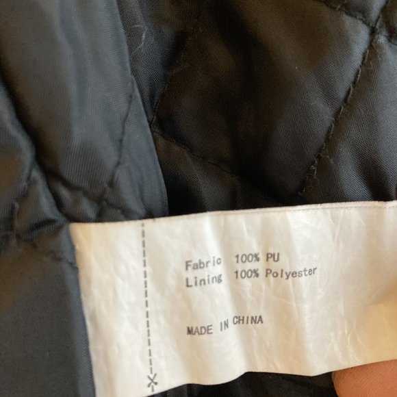 PU Leather Jacket with removable hood for men. NWT. - Picture 13 of 14